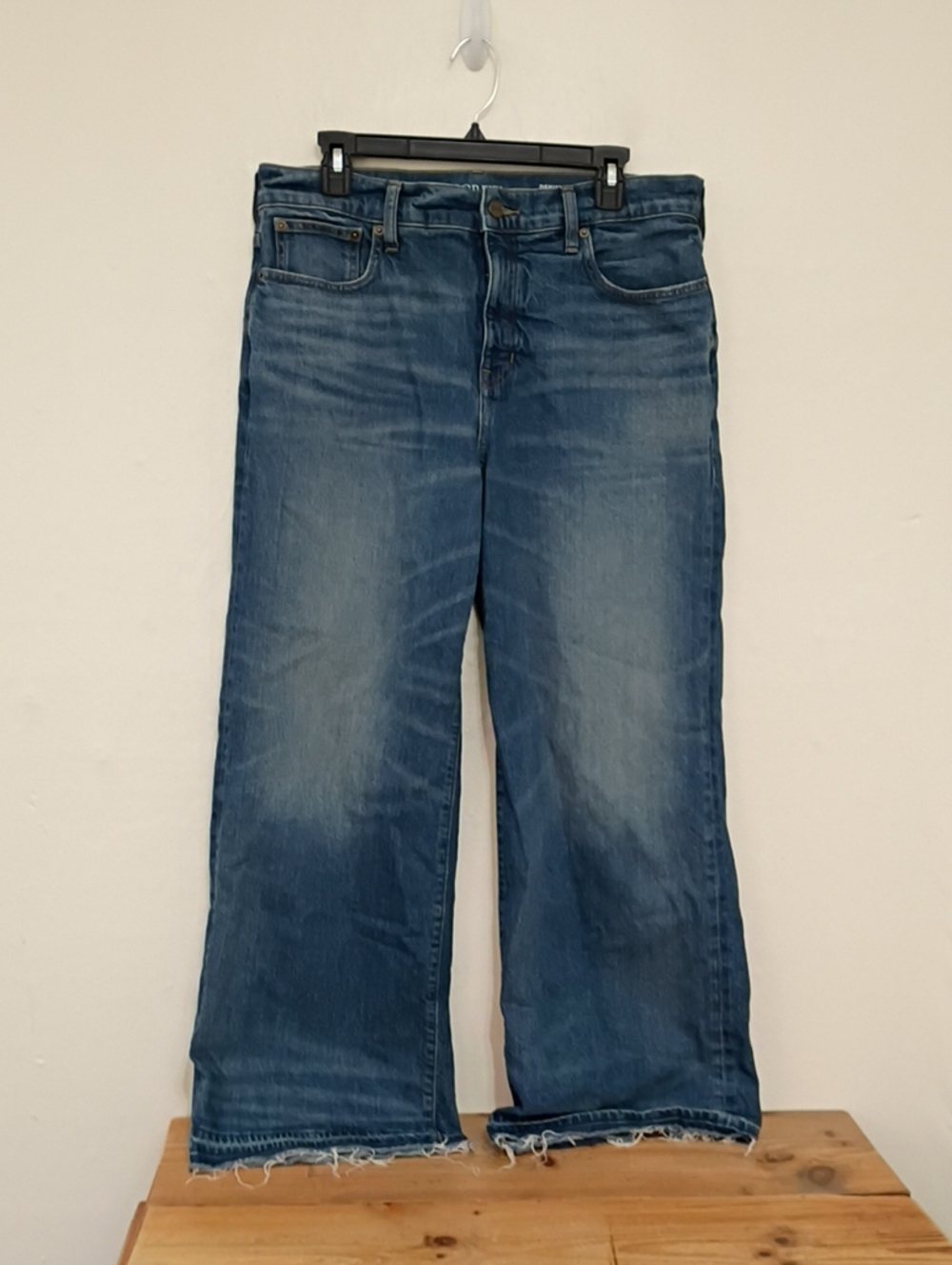 J Crew Denim Trouser Semi Stretch High Rise Jean Size 31P